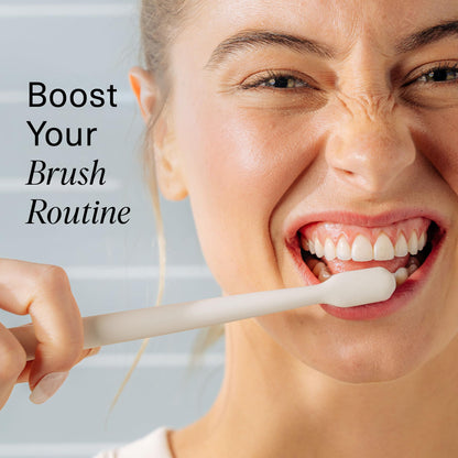 Boka Teeth Whitening BrightBoost Powder - Nano Hydroxyapatite, Appropriate for Sensitive Teeth, Whitening - Toothpaste Alternative with Essential Oils, Has Probiotics, Multivitamins & Aloe