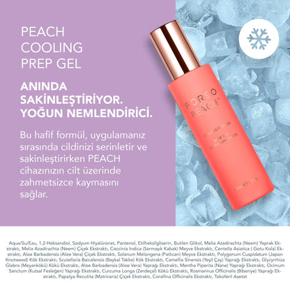 FOREO PEACH 2 go Bundle -Travel-friendly IPL Hair Removal Device + Calming & Hydrating IPL PEACH Cooling Prep Gel - Permanent Hair Removal - Body & Face - Lavander
