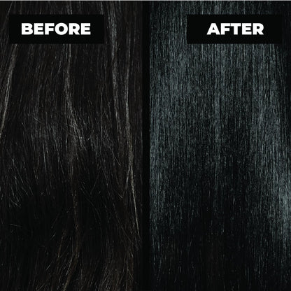 Keracolor High Shine Tinted Hair Gloss, In-Shower Hair Glaze, Sheer Color-Enhancing Glossing Treatment, Onyx, 8 Fl Oz