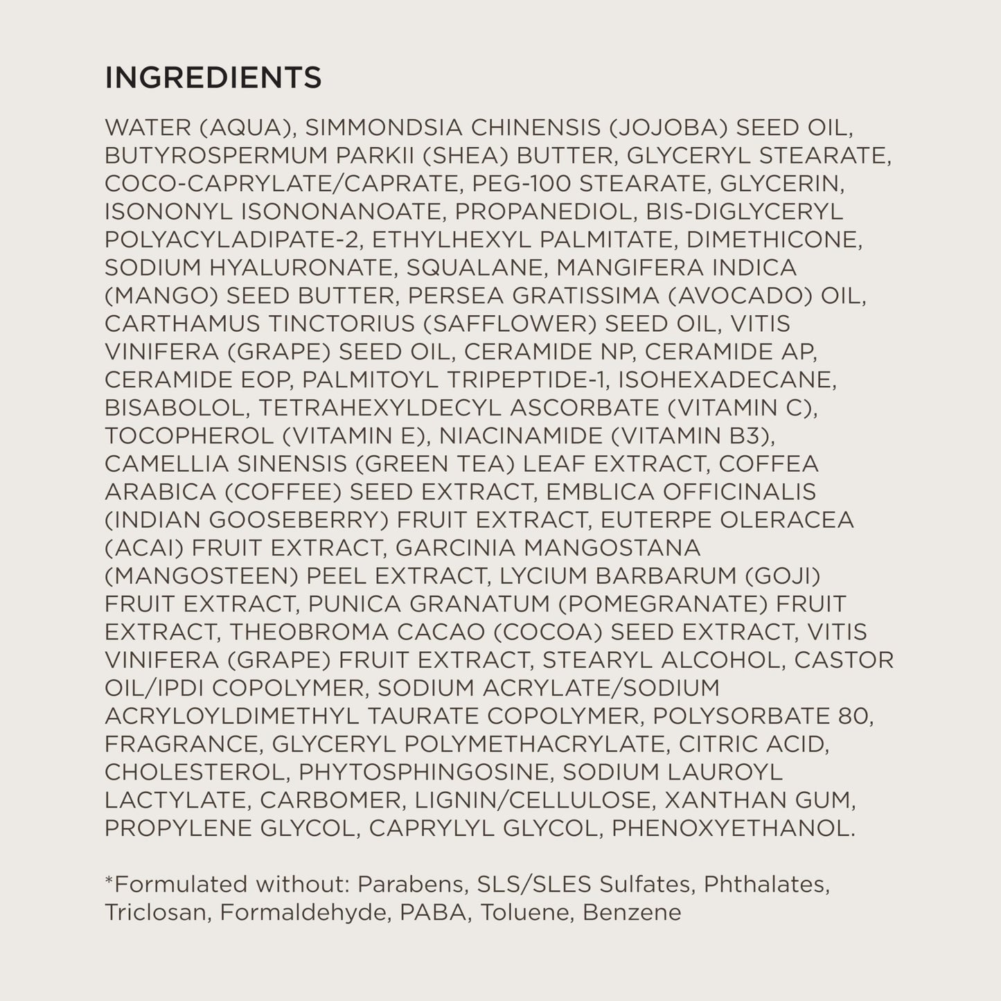 Colleen Rothschild THE RITUAL Body Cream with Ceramides, Hyaluronic Acid & Shea Butter, Nourishing Moisturizer Lotion for All Skin Types