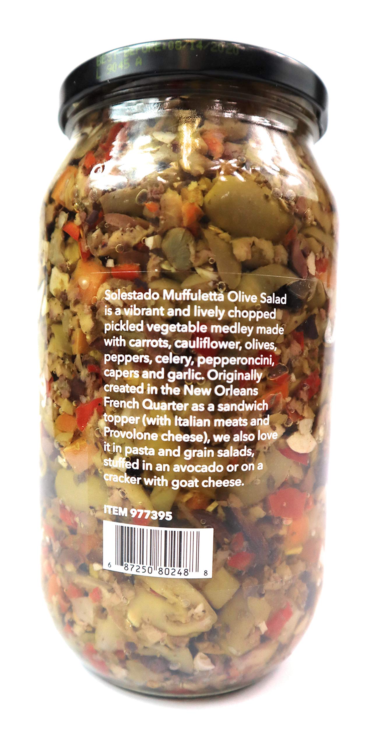 Solestado Muffuletta Olive Salad 33.9oz