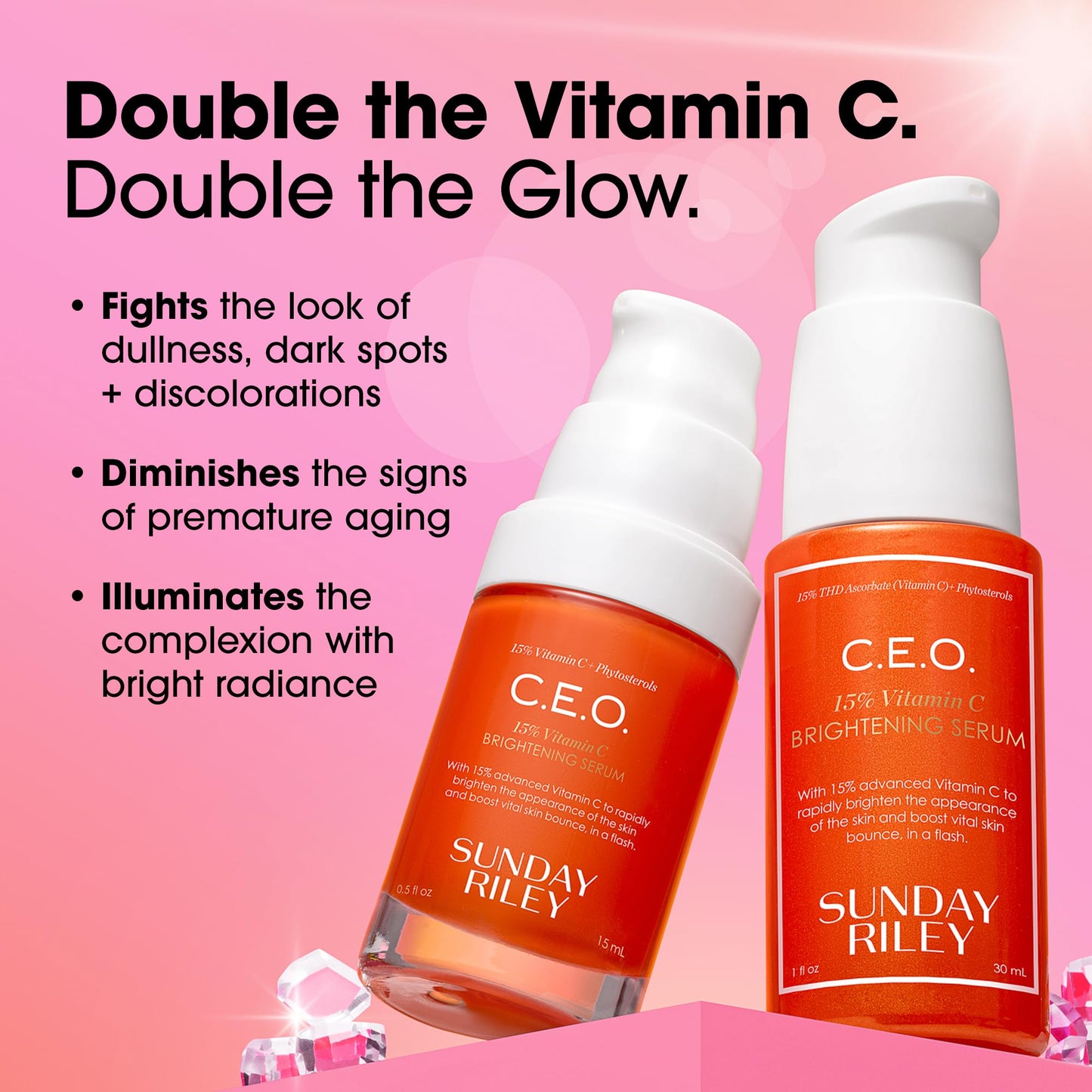 Sunday Riley Home + Away Brighten, Revitalize + Glow Set