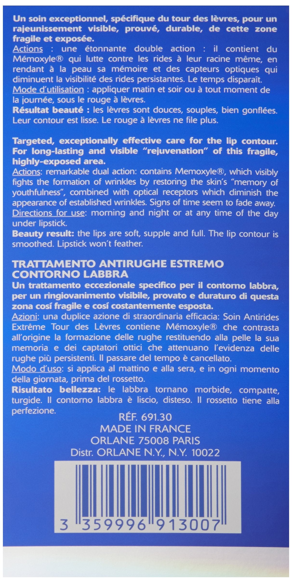 Orlane Paris Extreme Line-reducing Lip Care, .5-Ounce