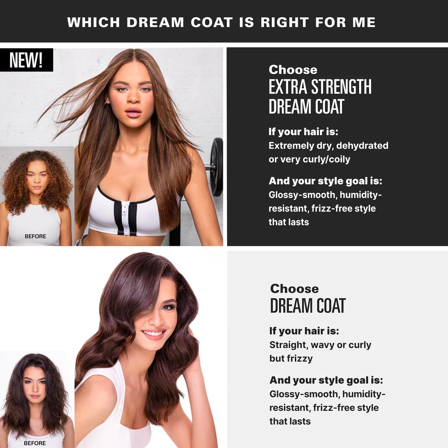 COLOR WOW Dream Coat Anti-Humidity Treatment Spray – Anti-Frizz Hair Smoothing Spray with Built-in Heat Protectant, Award-Winning Leave In Treatment for Glassy Smooth, Shiny Styles up to 3-4 Washes