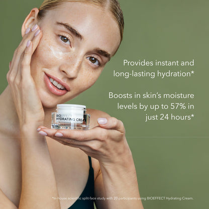 Bioeffect Hydrating Cream Moisturizer | Lightweight Oil-Free Water Cream with Pure Icelandic Water, Hyaluronic Acid & Vitamin E to Smooth & Plump Skin | Fragrance-Free, 50 mL / 1.7 oz