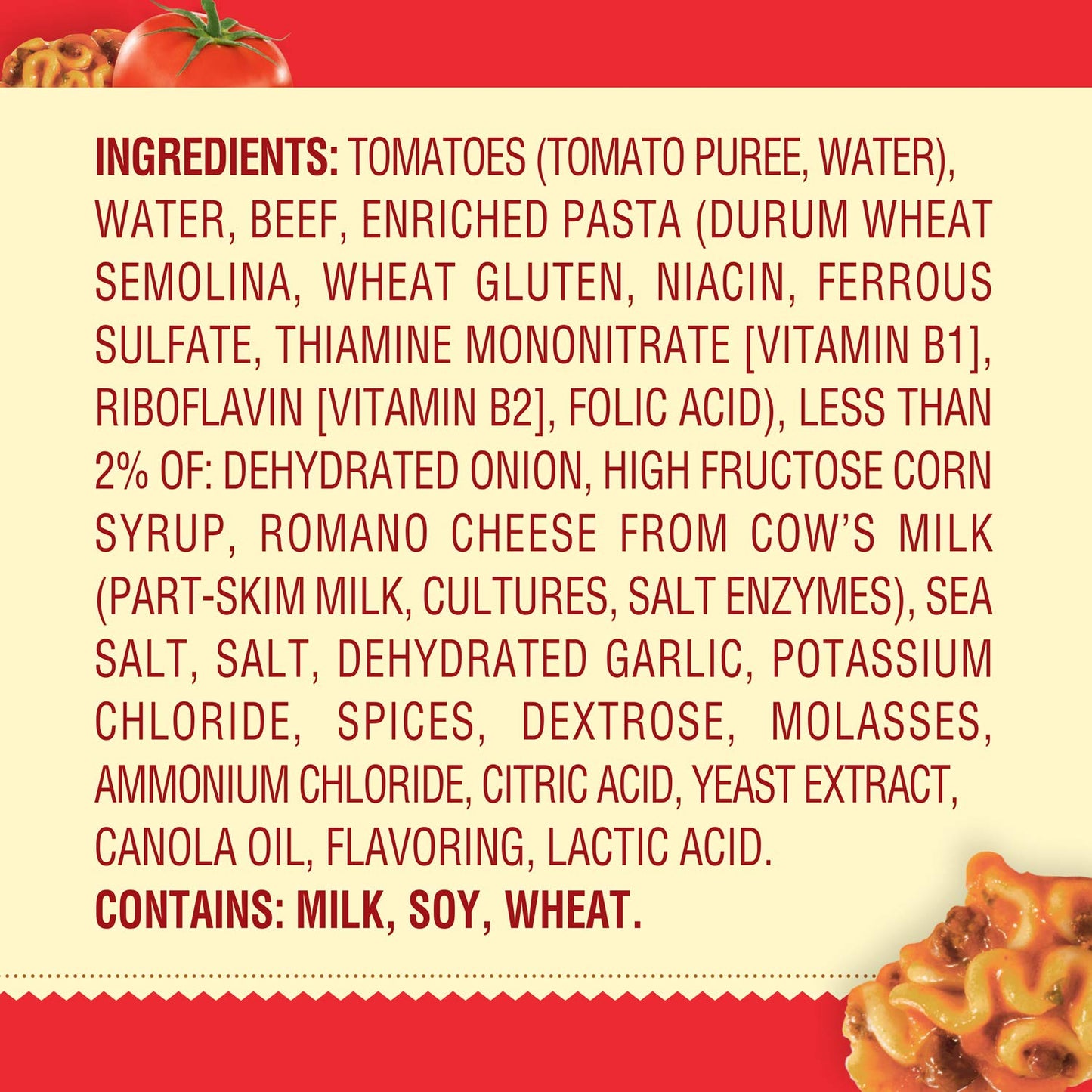 Chef Boyardee Lasagna, 15 oz, 12 Pack