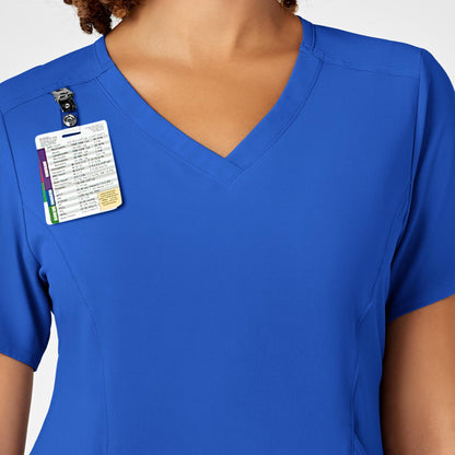 WonderWink Renew Women's V-Neck Scrub Top, Royal, XL