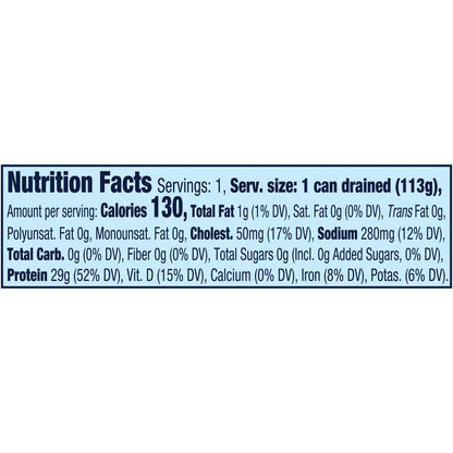 Chicken of the Sea Solid White Premium Albacore Tuna in Water, 5 oz. Can (Pack of 1), Wild Caught Tuna