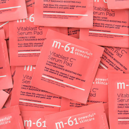 m-61 Vitablast C Serum Pad | Serum Pad With A Pure Dose Of 15% Stabilized Vitamin C - 30 Treatments