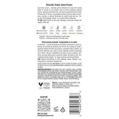 Biotera Intensives 2:1 Scalp Scrub + Shampoo | Vegan & Animal Test Free | Paraben & Sulfate Free | Color-Safe | 6 Fl Oz