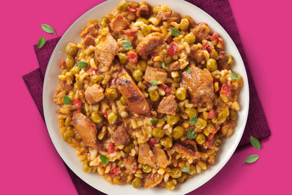 Miss Olive’s Chicken Tikka Masala & Rice Meal, 6 Pack (6/9.9 oz Trays) – Heat & Serve Microwave Meals – K12 Compliant, Nutritious Ready-to-Eat Entrées – Convenient Lunch & Dinner, Made with Tender Chicken & Aromatic Spices
