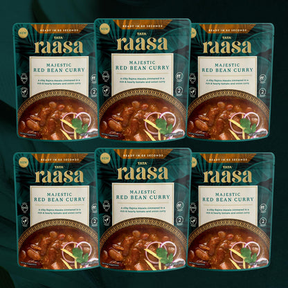 Tata Raasa Majestic Red Bean Curry, Vegan Friendly, Non-GMO, 10 Ounce (Pack of 6)