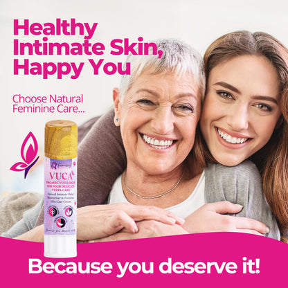 Vulva Balm (Rose & Menthol, 0.5oz) – On-the-Go Organic Vaginal Moisturizer Cream with 11 Botanicals – Natural, All-in-One Vaginal Itch Cream for Sensitive Skin – Soothes Redness, Dryness & Irritation