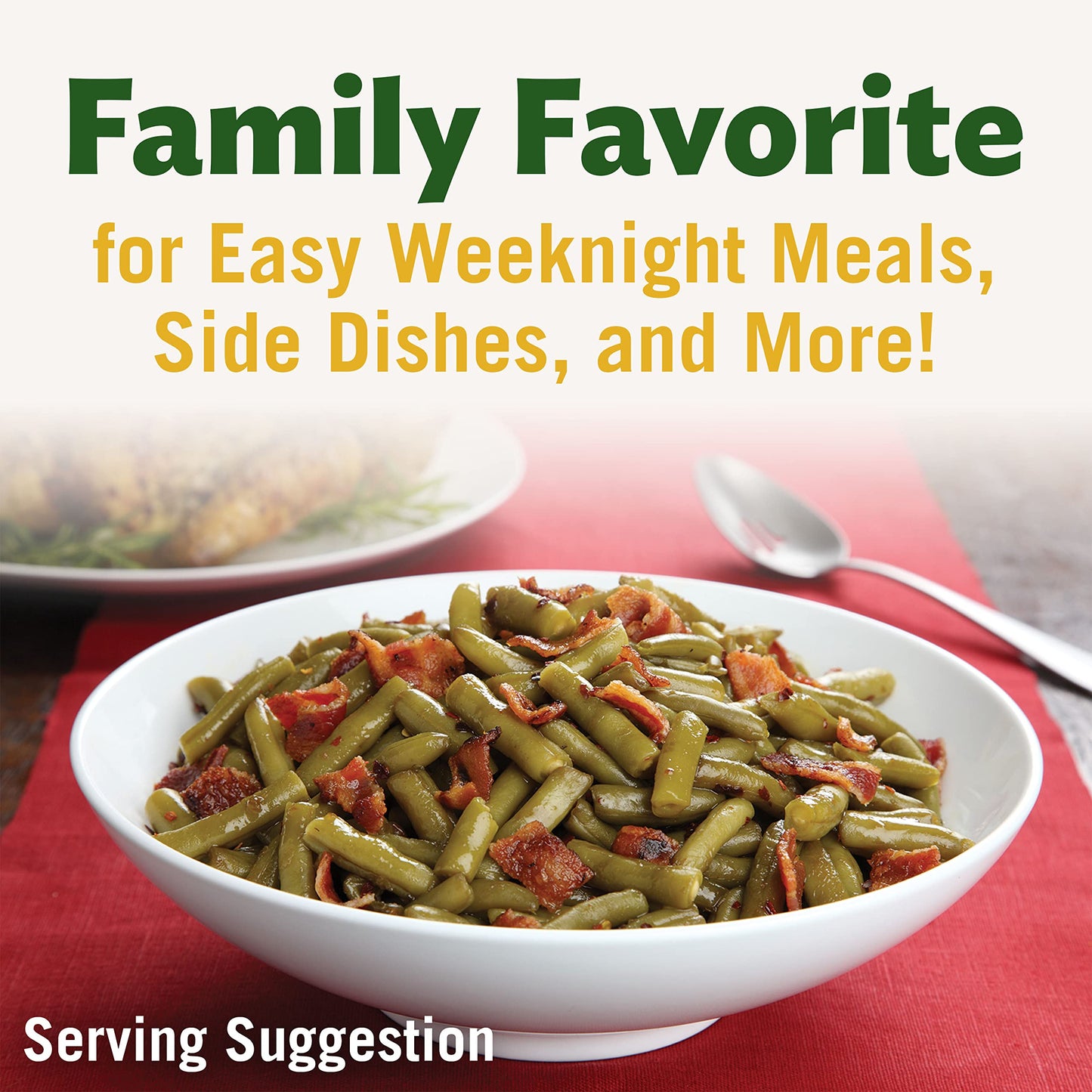 DEL MONTE FRESH CUT BLUE LAKE 50% Reduced Sodium Cut Green Beans, Canned Vegetables, 12 Pack, 14.5 oz Can