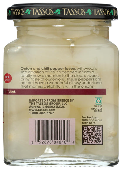TASSOS Piri Piri Cocktail Onions, 10.2 OZ