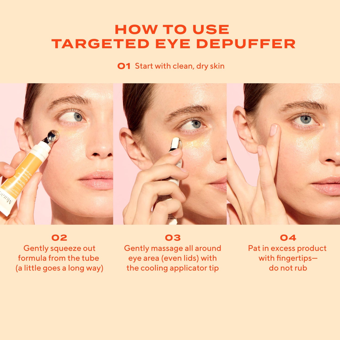Murad Targeted Eye Depuffer – Ginseng, Lily, and Caffeine Eye Cream Fights Fatigued and Stressed Appearance by Brightening, Depuffing, and Firming Under-Eye Bags – 0.5 Fl Oz