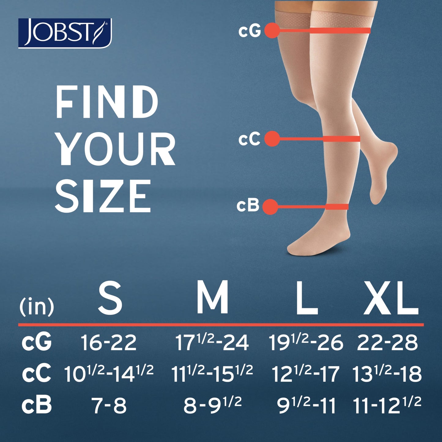 JOBST ACTIVA Sheer 8-15 mmHg Compression Socks Thigh High Closed Toe