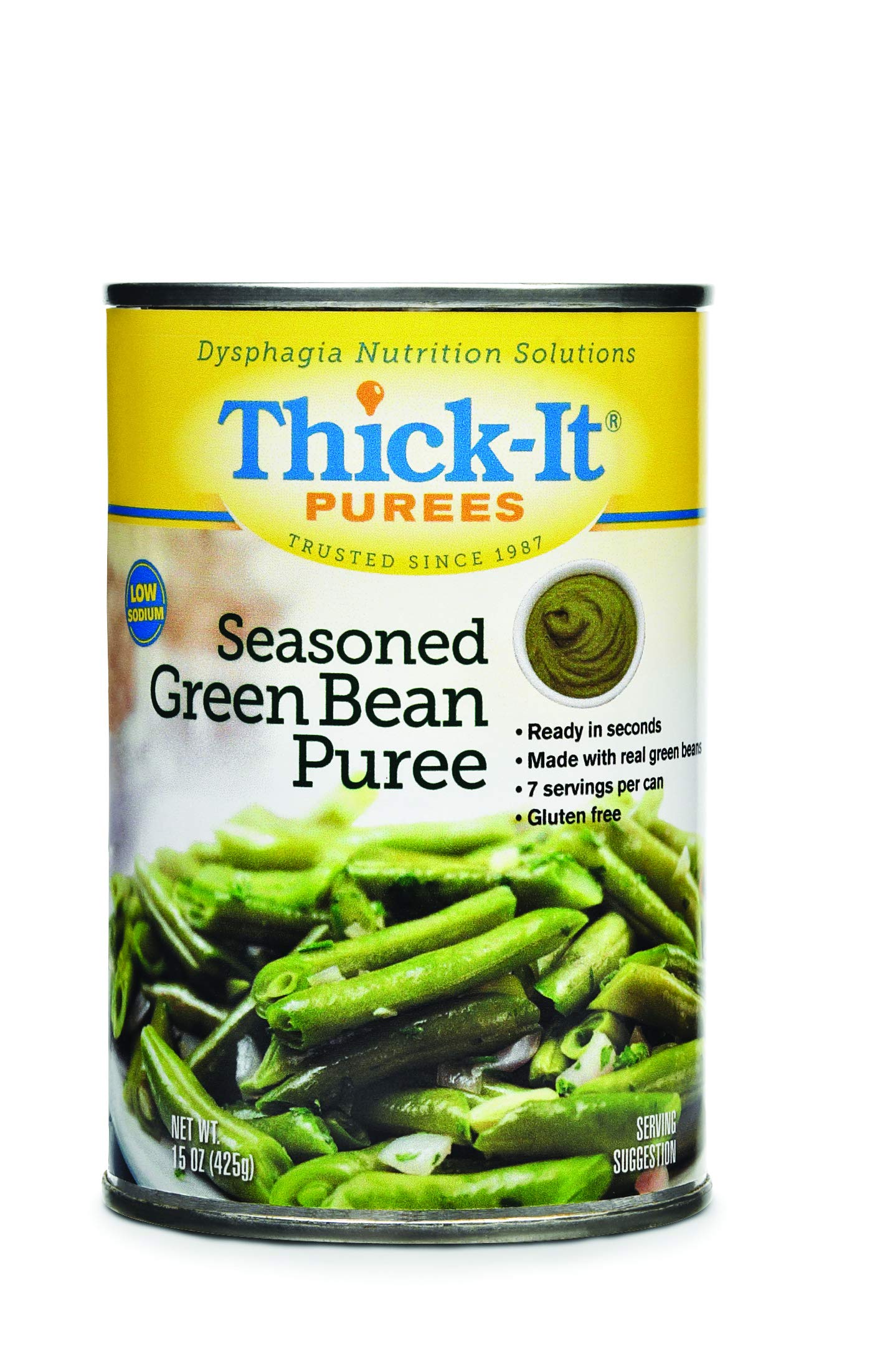 Precision Foods Seasoned Green Beans Thick-It Puree, 15Oz