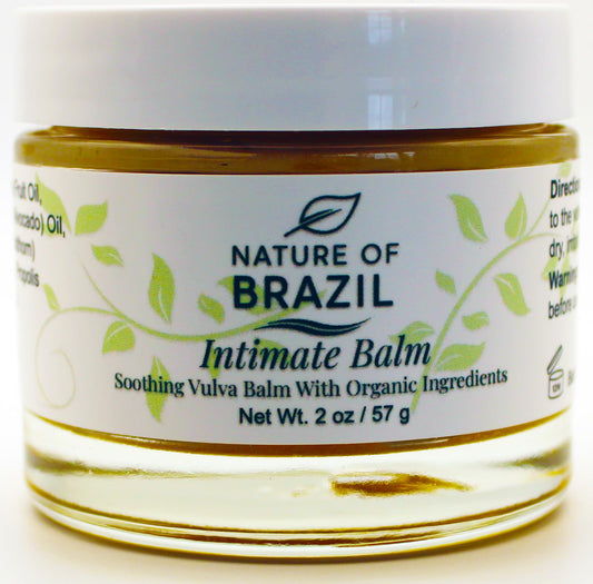 Vulva Balm - Intimate Skin Moisturizer for Dryness, Itching & Menopause Relief - Hormone Free, 100% Natural & Organic Ingredients - 2 oz