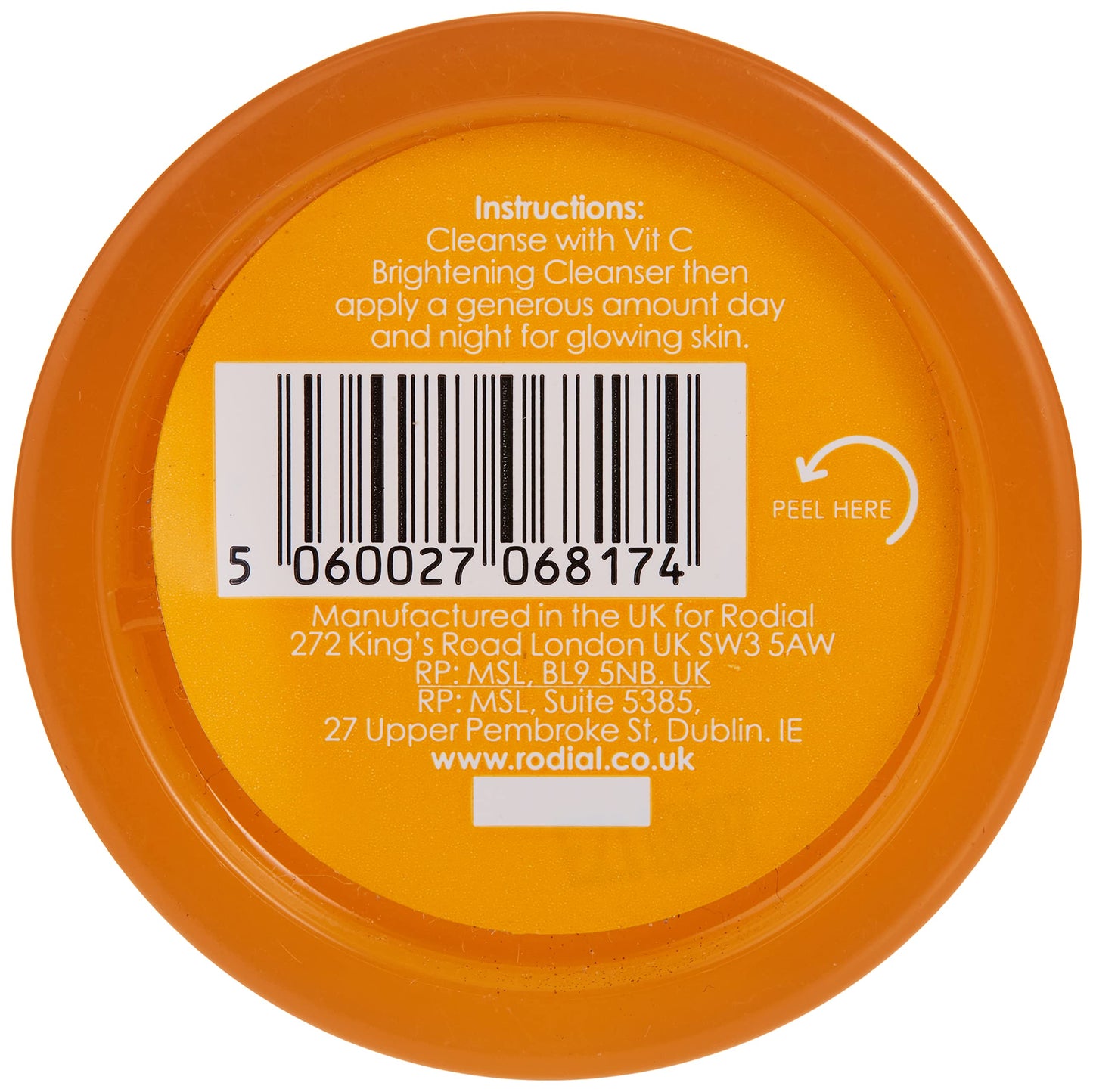 Rodial Vit C Face Souffle Deluxe, 0.5 Fl Oz.
