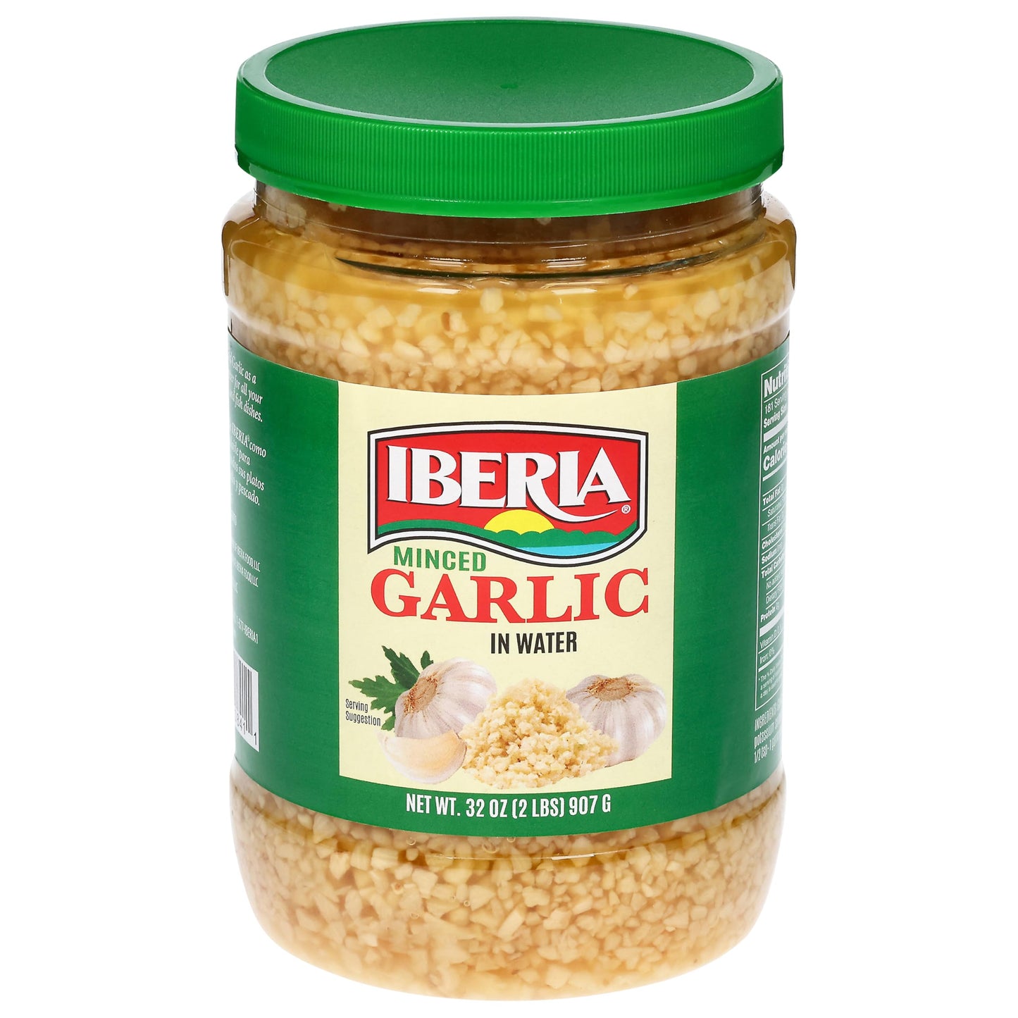 Iberia Minced Garlic In Water, 32 Ounce