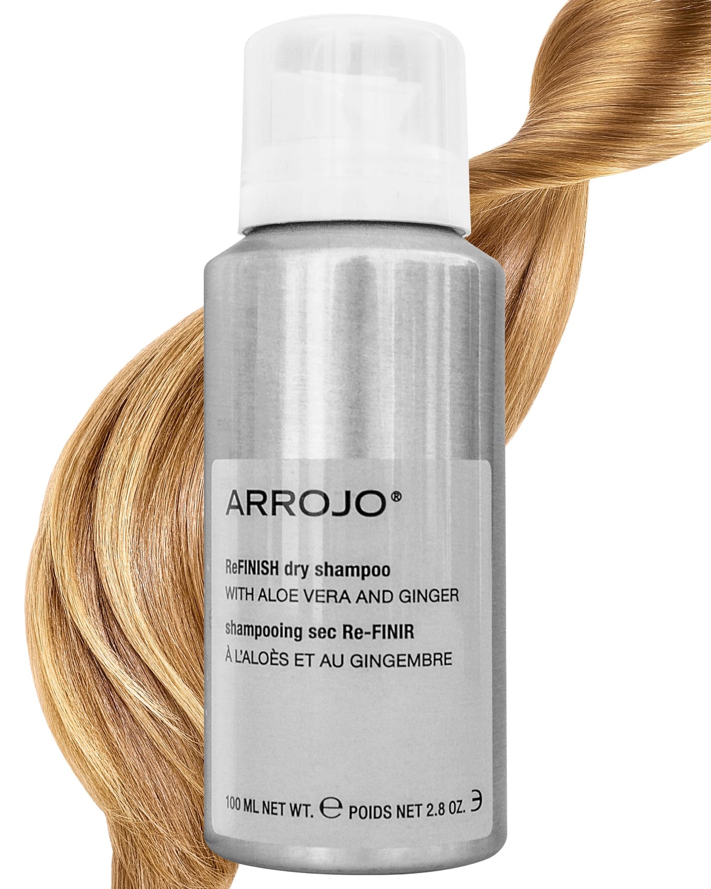 Arrojo ReFINISH Dry Shampoo – Sulfate-Free, Paraben-Free Volumizing Dry Shampoo Spray for Men & Women - Absorbs Oil & Buildup