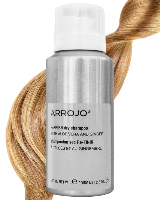 Arrojo ReFINISH Dry Shampoo – Sulfate-Free, Paraben-Free Volumizing Dry Shampoo Spray for Men & Women - Absorbs Oil & Buildup