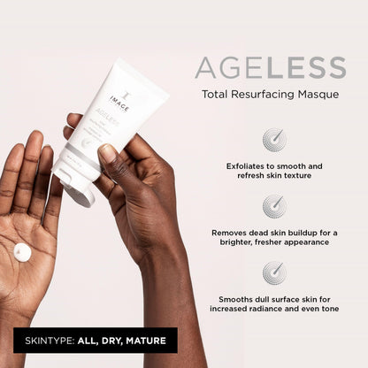 IMAGE Skincare, AGELESS Total Resurfacing Masque, Anti-Aging Smoothing Facial Mask, 2 oz