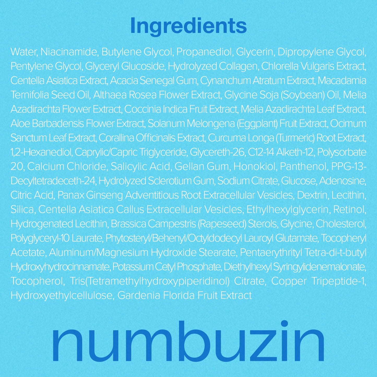 numbuzin No.3 retinol Serum | Blue Bio-Retinol Pore Refining Serum | Retinol Beginner, Tightening, Firming, BHA, Niacinamide, Peptide | 1.01 fl.0z (30ml)