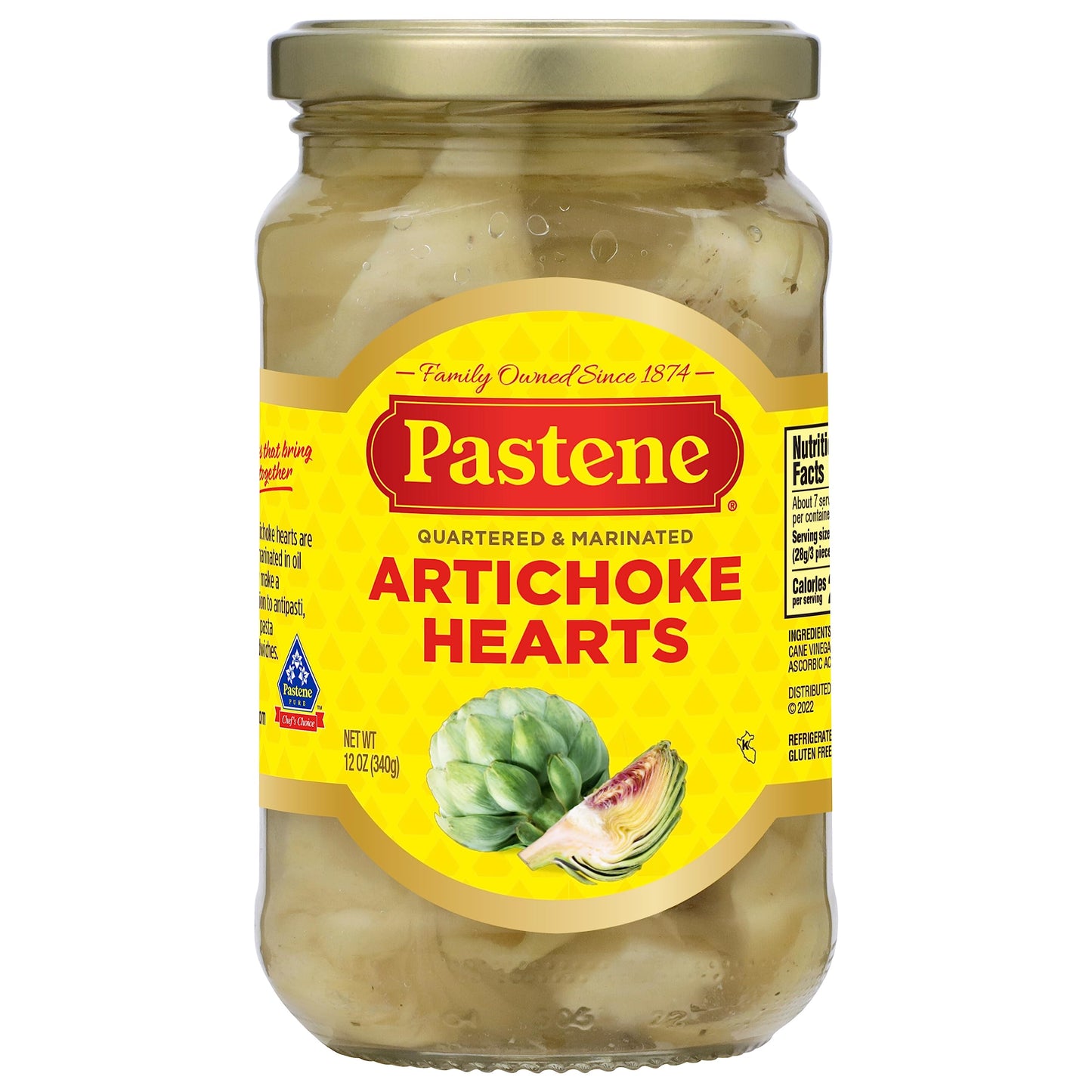 Pastene Marinated Artichokes, 12 Ounce (1 Pack)