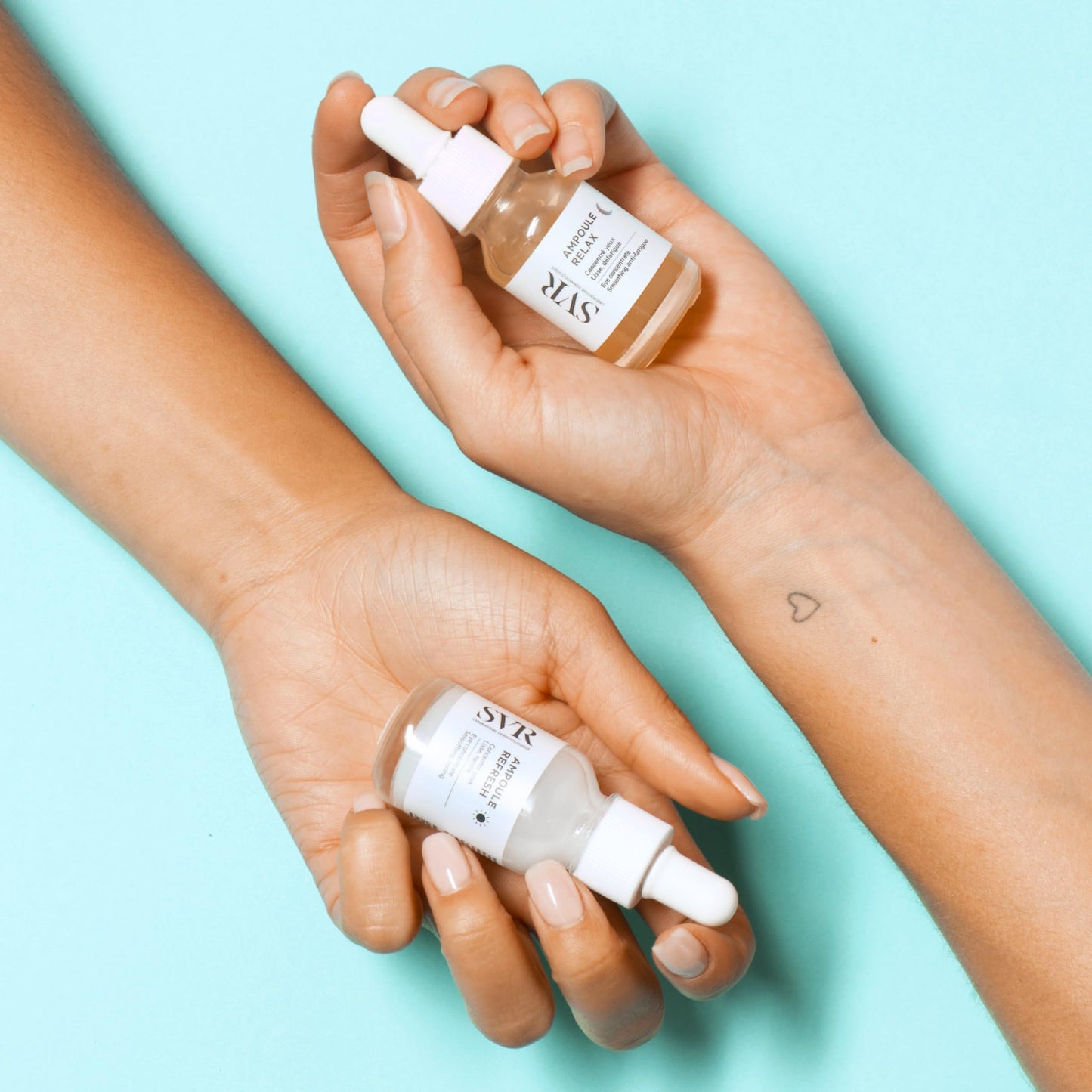 SVR Relax Concentrate Under Eye Night Serum That Hydrates, Helps Relax Muscle, Visibly Reduces Apperance Of Bags, Dark Circles, Fine Lines Innovative Metal Applicator 0.5 fl.oz
