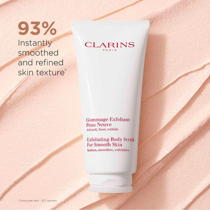 Clarins Exfoliating Body Scrub For Smooth Skin | Softens, Smoothes and Nourishes| Preps Skin For Treatments To Follow | Non-Drying | All Skin Types | 6.7 Ounces