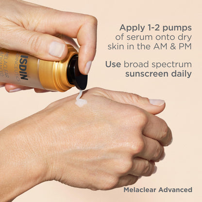 ISDIN Isdinceutics Eco-Refill Melaclear Advanced - Dark Spot Corrector for Face with Niacinamide 1.7 FL OZ (50 ml).