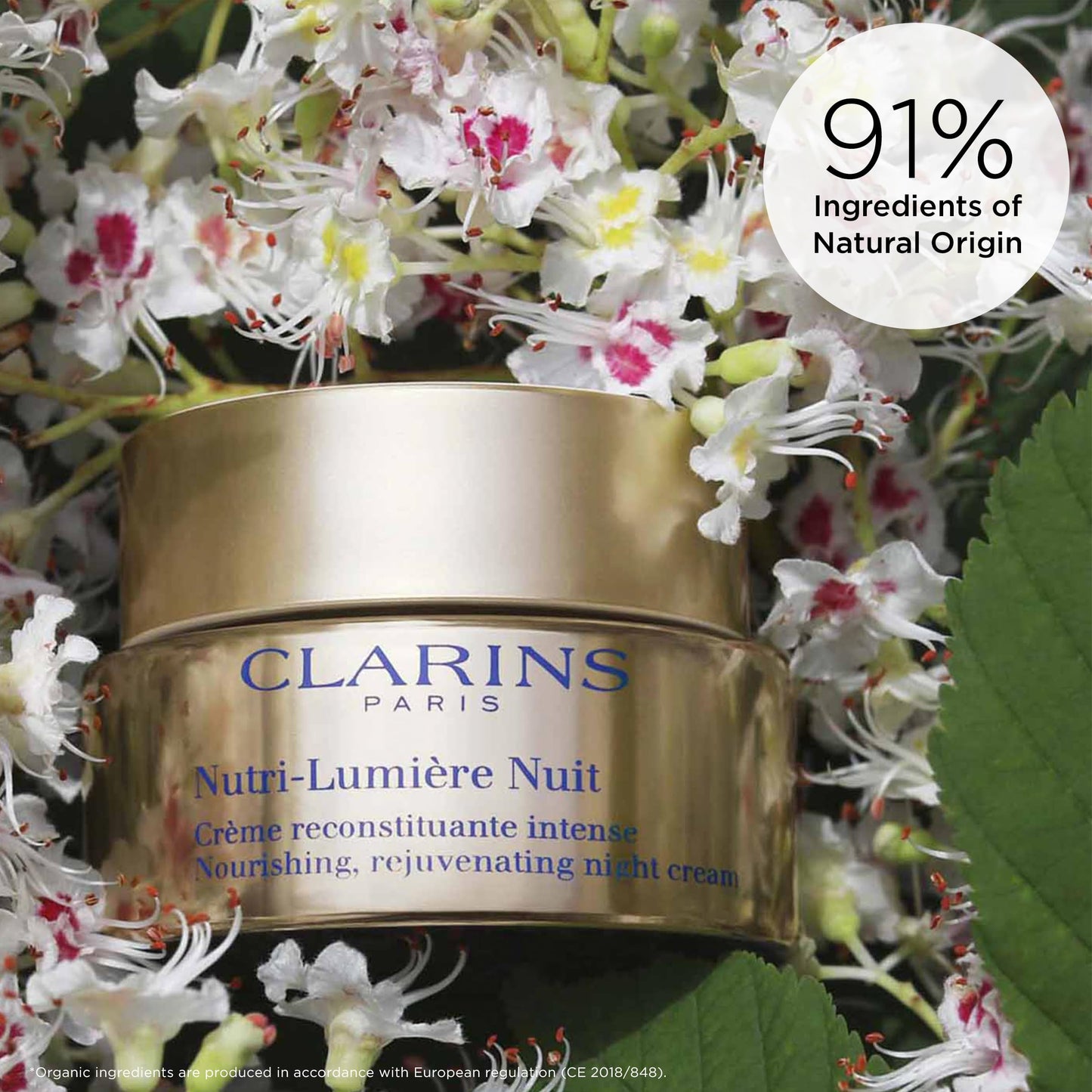Clarins Nutri-Lumière Night Cream | Anti-Aging Moisturizer | Nourishes and Restores Vitality To Mature Skin | Visibly Lifts and Smoothes Skin | Minimizes Appearance Of Deep Wrinkles and Age Spots