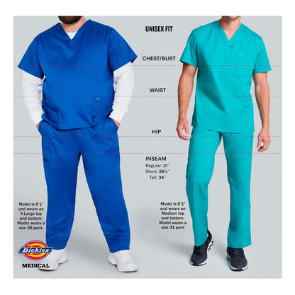 Dickies Women and Men Natural Rise Pant with 2 Pockets and Adjustable Drawstring, 83006