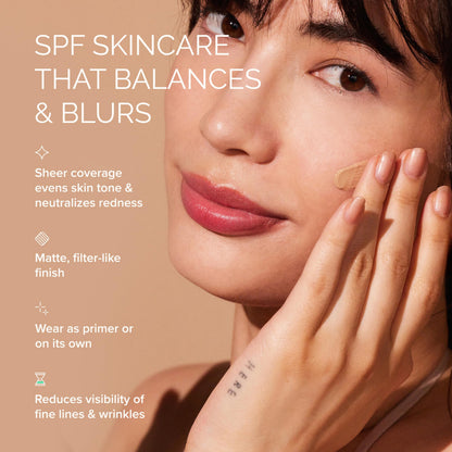 MDSolarSciences Mineral Tinted Crème Sunscreen SPF 30 | Water-Resistant, Broad Spectrum UV Protection | Blendable Micronized Zinc Oxide Cream | Natural Matte Finish for All Skin Types (1.7 Fl Oz)