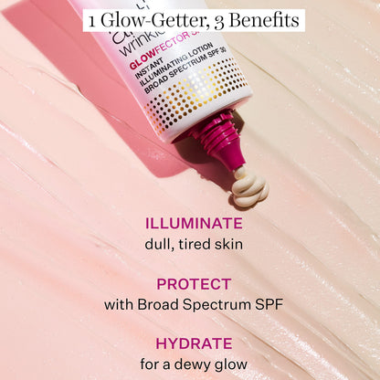 StriVectin GlowFector Instant llluminating Lotion Broad Spectrum SPF 30, Boosts Skin Radiance, 1 oz.