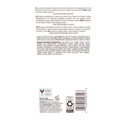 Bain de Terre Jasmine Moisturizing Shampoo, Luxurious Hydration for Dry Hair with Argan & Monoi Oils, Paraben-Free, Color-Safe, Vegan