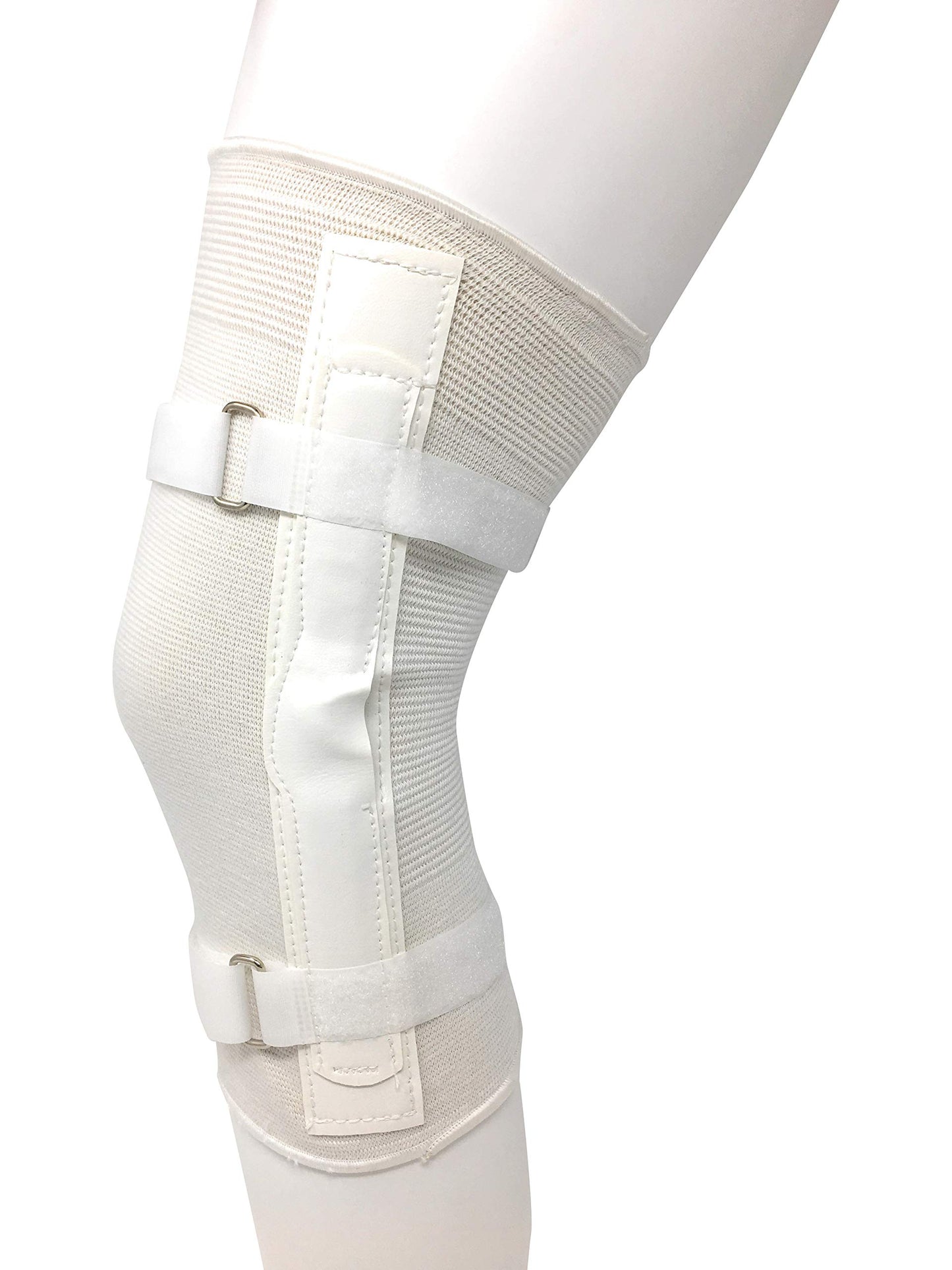 Champion Knee Brace, Hinged Bars, Knit Elastic, Large