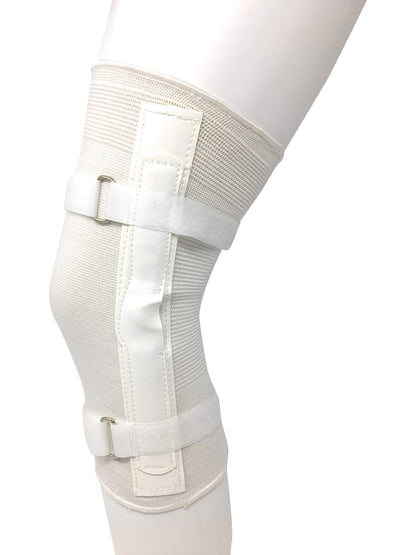 Champion Knee Brace, Hinged Bars, Knit Elastic, Large