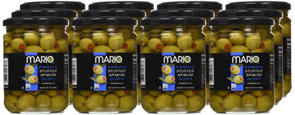 Mario Camacho Foods Manzanilla Stuffed with Minced Pimiento, 10 Ounce (Pack of 12)
