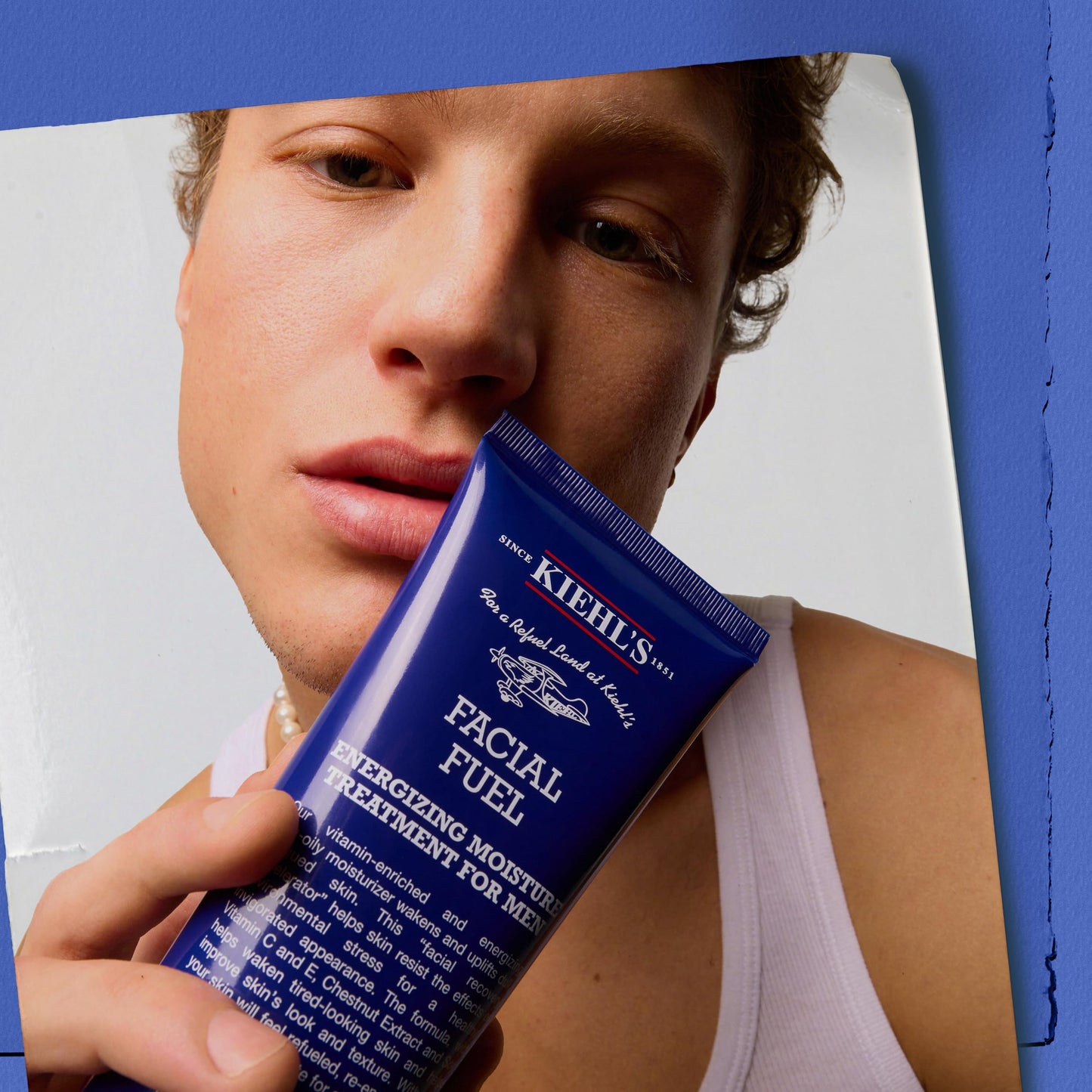 Kiehl's Facial Fuel Moisturizer, Men's Face Cream, with Vitamin C and Caffeine that Contain Antioxidants to Help Energize and Reduce Dullness, Non-Greasy, Paraben-free, Sulfate-free