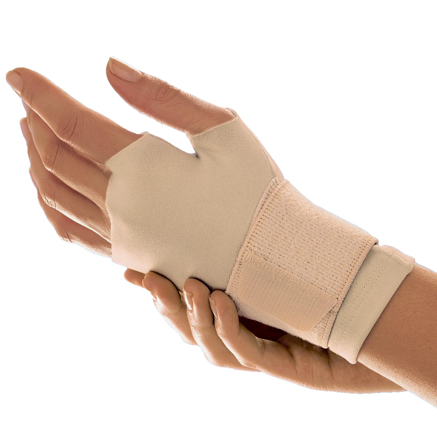 ACE Energizing Hand Support, Small/Medium, Beige, 1/Pack