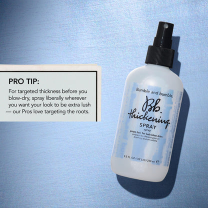 Bumble and bumble. Thickening Blow-Dry Prep Spray | Pre-Styling Primer | Adds Lightweight Volume For Lush Blow Dries | For Fine to Medium Straight, Wavy Hair Types