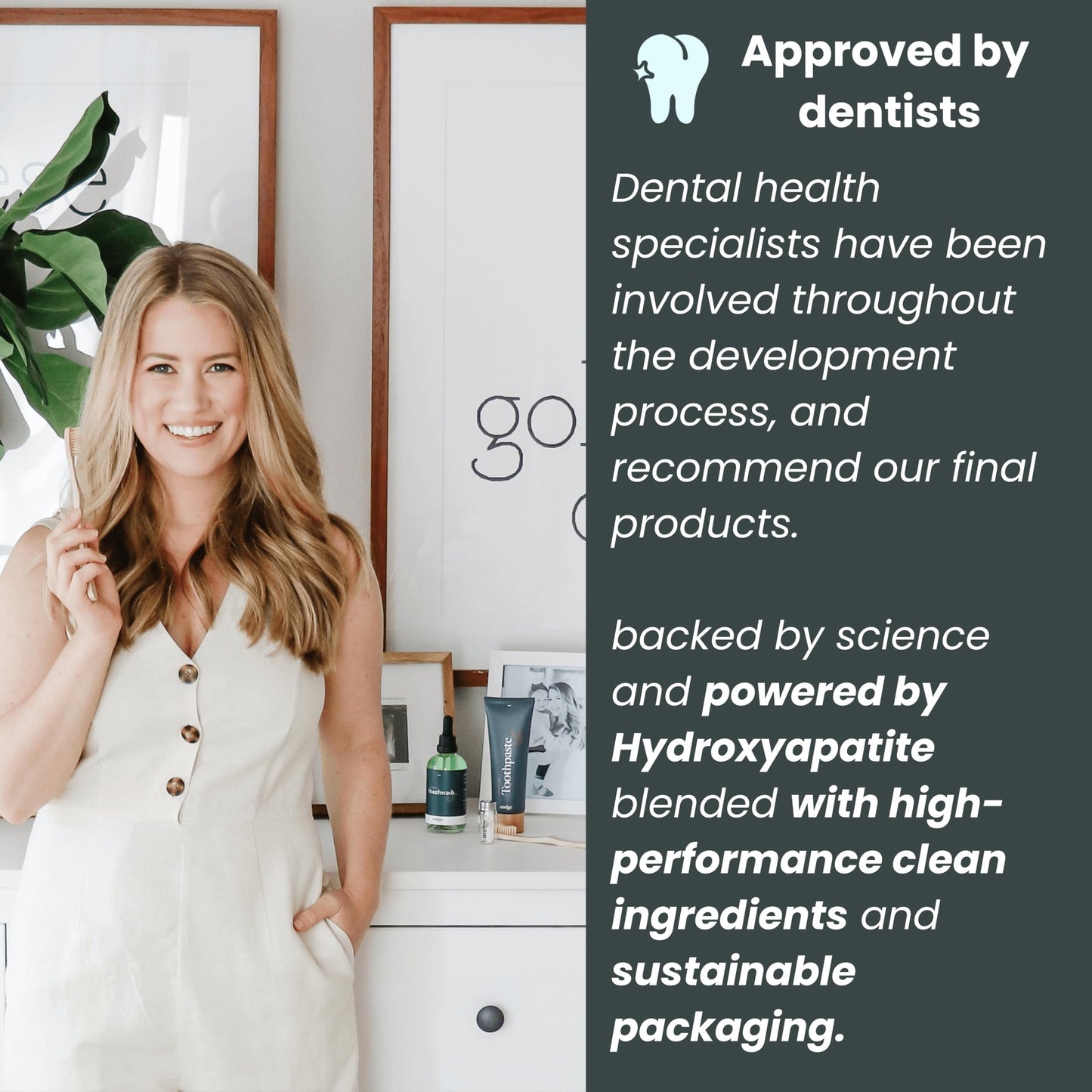 Nudge 10% Nano Hydroxyapatite Toothpaste, Enamel Friendly Advanced Clean, Fluoride Free & SLS Free, Natural Mint, 4.5 oz (Pack of 2)