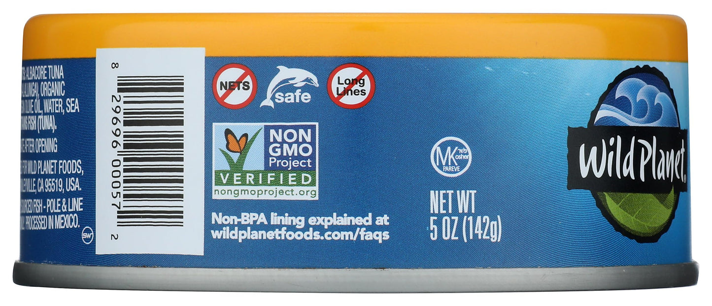 Wild Planet Wild Albacore Tuna in Extra Virgin Olive Oil, 5 oz