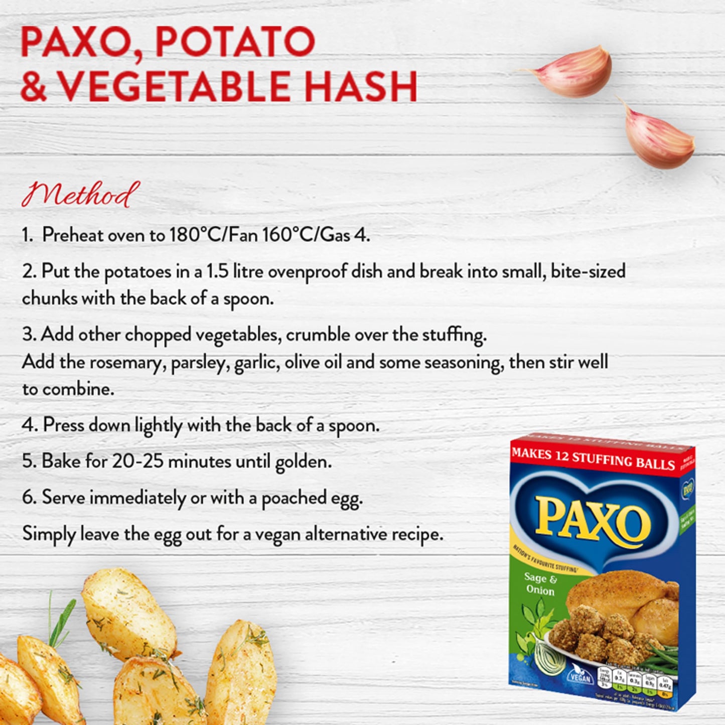 Paxo Sage & Onion Stuffing (340g) - Pack of 2 by Paxo