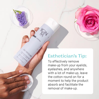 Yon-Ka Eau Micellaire Micellar Water and Cleansing Makeup Remover Gentle Face Wash with to Remove Impurities Hydrate Paraben-Free