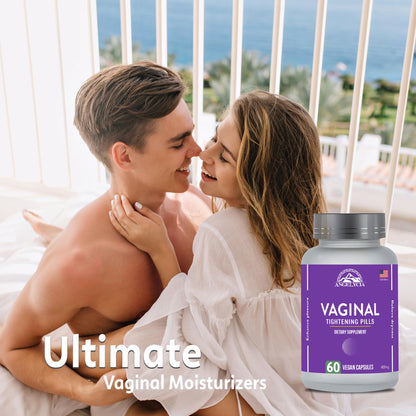 Vaginal Tightening Pill - Tighten, Rejuvenate & Lubricate - Vaginal Moisturizer Pill for Dryness and Vaginal Tightening - Vaginal Health Solution - Vagina Health with Moisturizing Benefits
