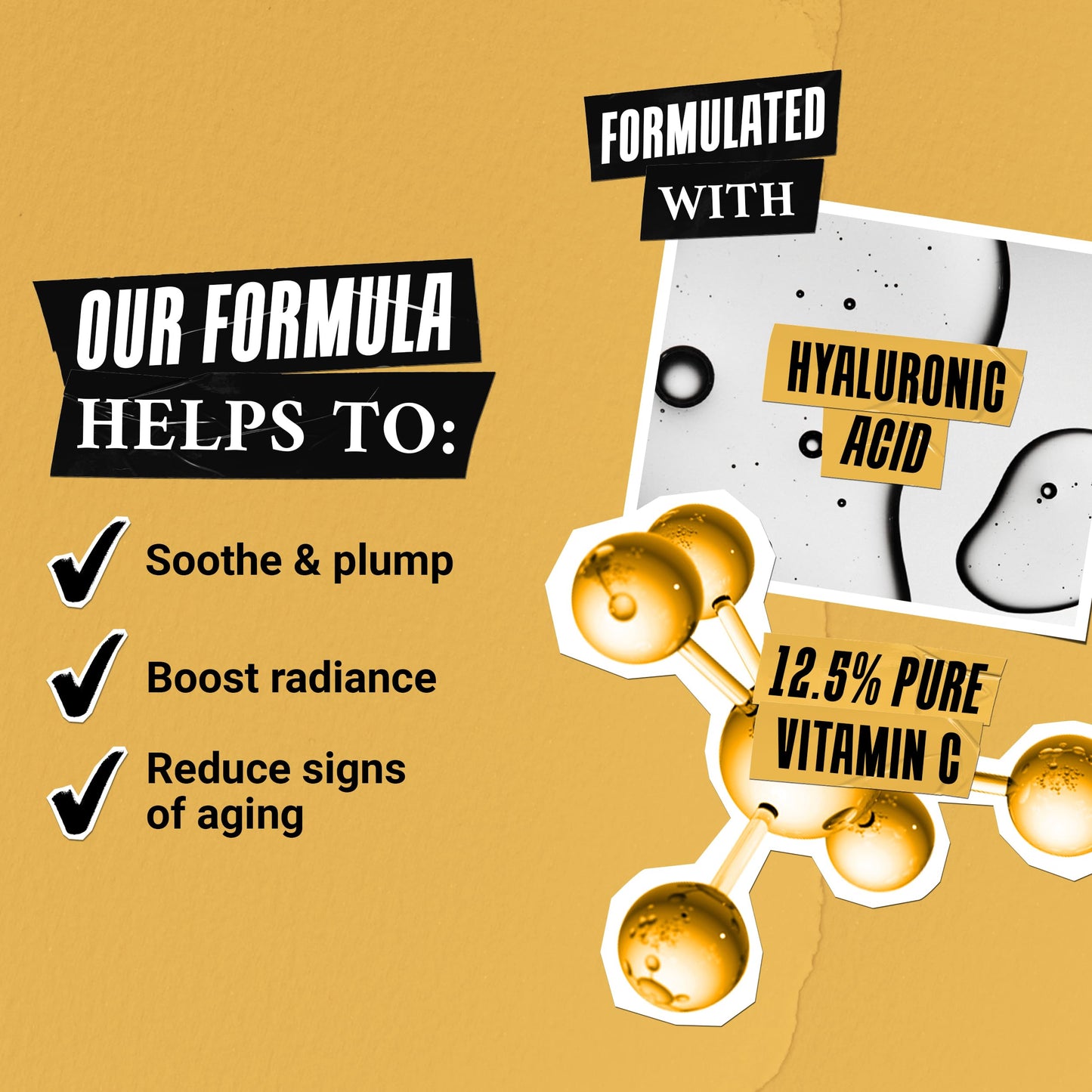 Kiehl's Powerful-Strength 12.5% Vitamin C Serum, Line-Reducing Concentrate for Face, Boosts Radiance & Firmness, Smooths & Plumps Skin, with Hyaluronic Acid, Dermatologist-Tested, Paraben-free